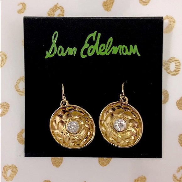Sam Edelman Dangle Gold Earring - Picture 1 of 4